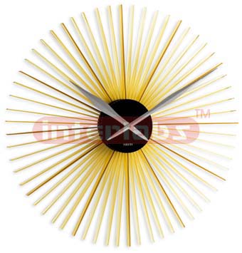 DESIGNER FIN WALL CLOCK